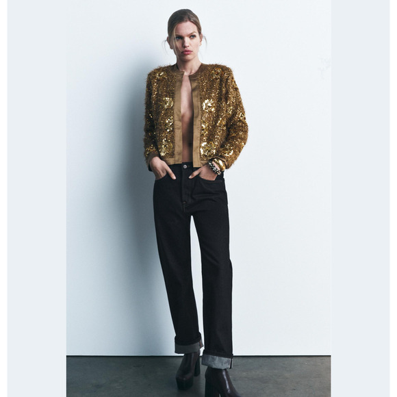 RARE!!! ZARA Sequined Cardigan NWT LAST ONE!!! - Picture 14 of 16